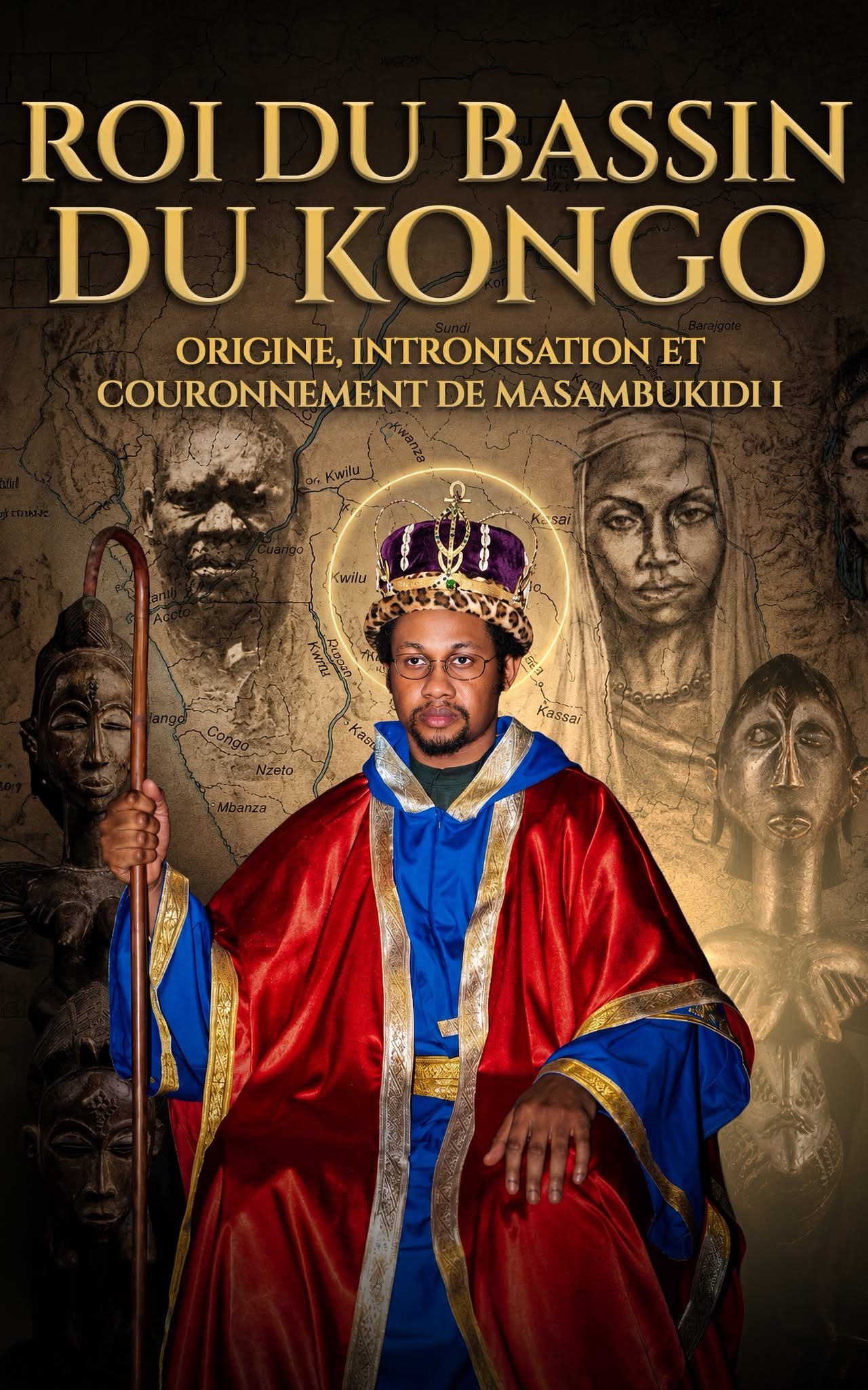 Couverture livre Roi du Bassin du Kongo — Masambukidi roi divin